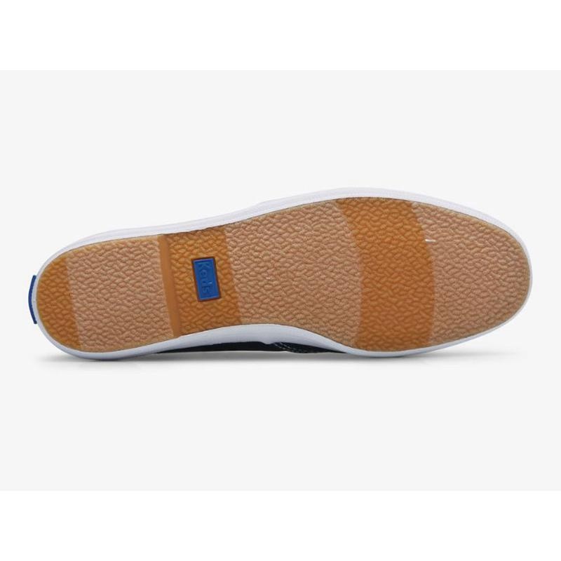 Keds The Mini Kanvas Makosen Ayakkabı Kadın Lacivert | OXKTC-4635