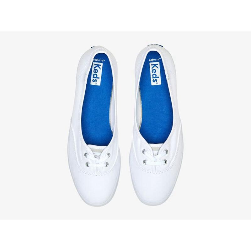 Keds The Mini Kanvas Makosen Ayakkabı Kadın Beyaz | OTPJY-2704