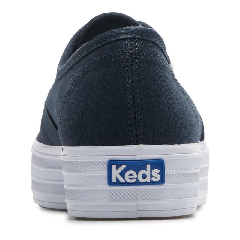 Keds The Platform Kanvas Canvas Kadın Lacivert | RAKYB-7395