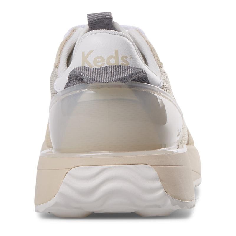 Keds Tiasa Retro Runner Cream Canvas Kadın Navajowhite | PBXEM-5043