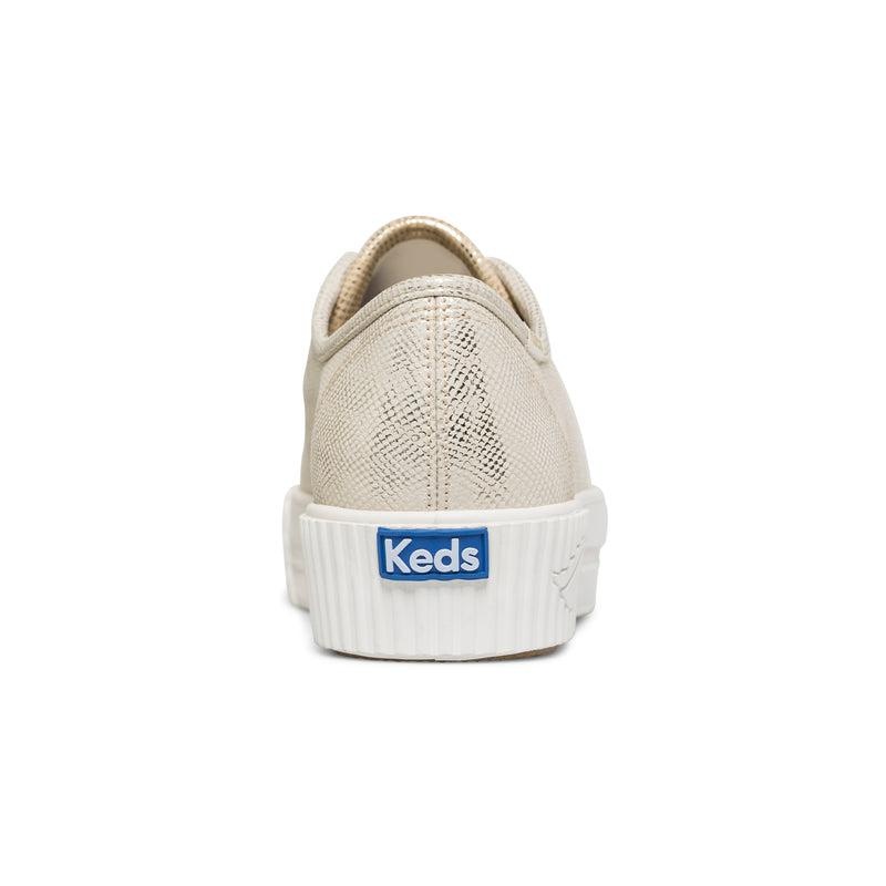 Keds Triple Kick AMP Shine Metallic Gold Platform Sneakers Kadın Altın | VPTFE-6941