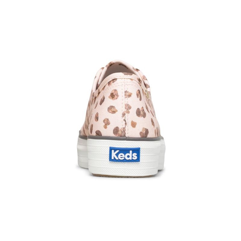 Keds Triple Kick Leopard Kanvas Canvas Kadın Pink/Multicolor | MXCQG-2459