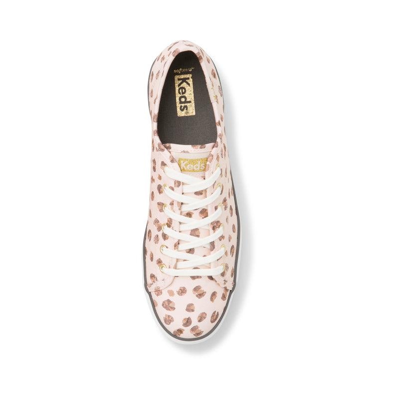 Keds Triple Kick Leopard Kanvas Canvas Kadın Pink/Multicolor | MXCQG-2459