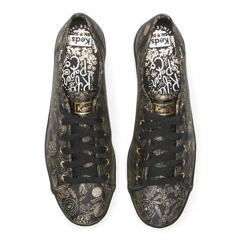 Keds Triple Kick Rifle Paper Co. Colette Jacquard Prints Kadın Siyah | MOSHV-3170