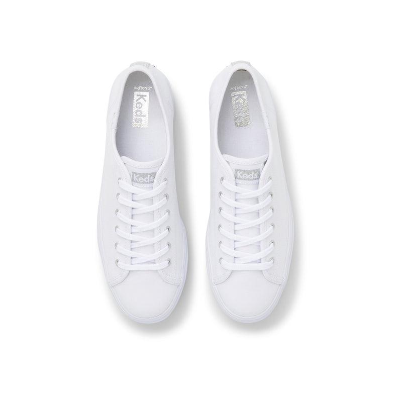 Keds Triple Up Kanvas Canvas Kadın Beyaz | DEZQB-2506