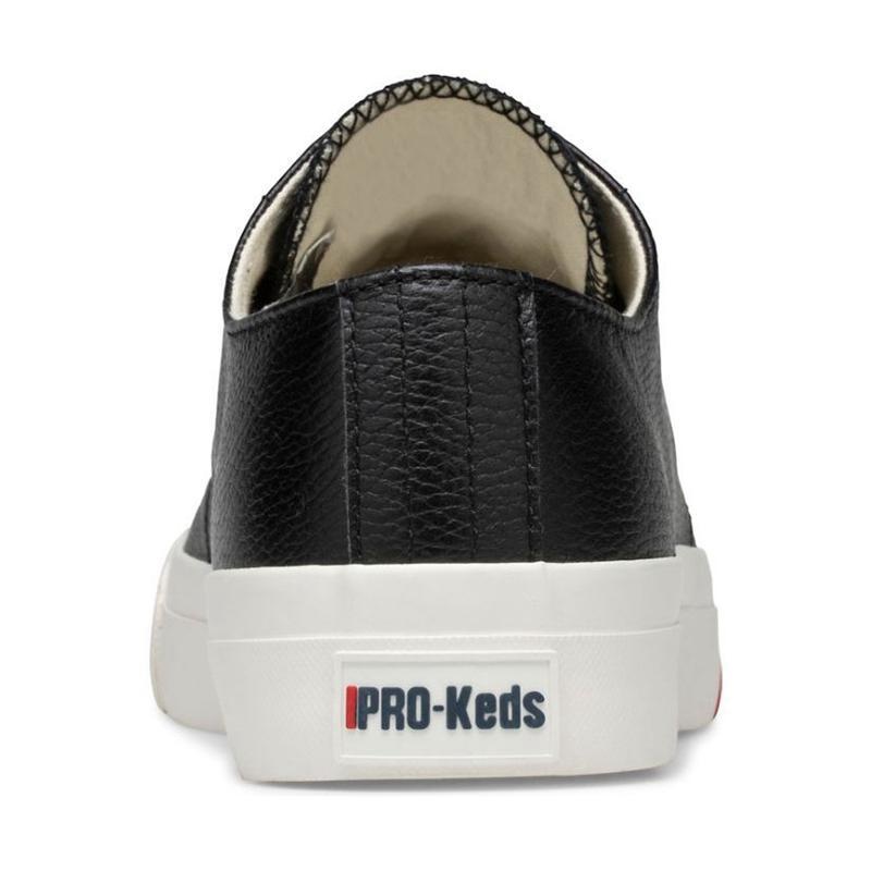 Keds Unisex Royal Lo Klasik Leather Sneakers Kadın Siyah | PDOVL-5342