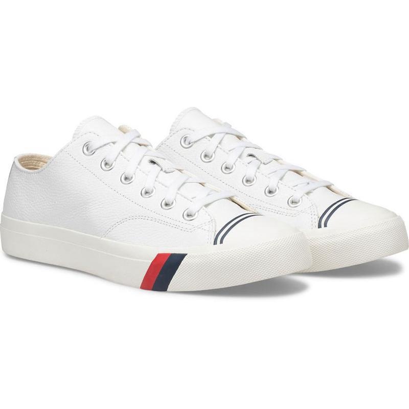 Keds Unisex Royal Lo Klasik Leather Sneakers Kadın Beyaz | FQYSI-8036