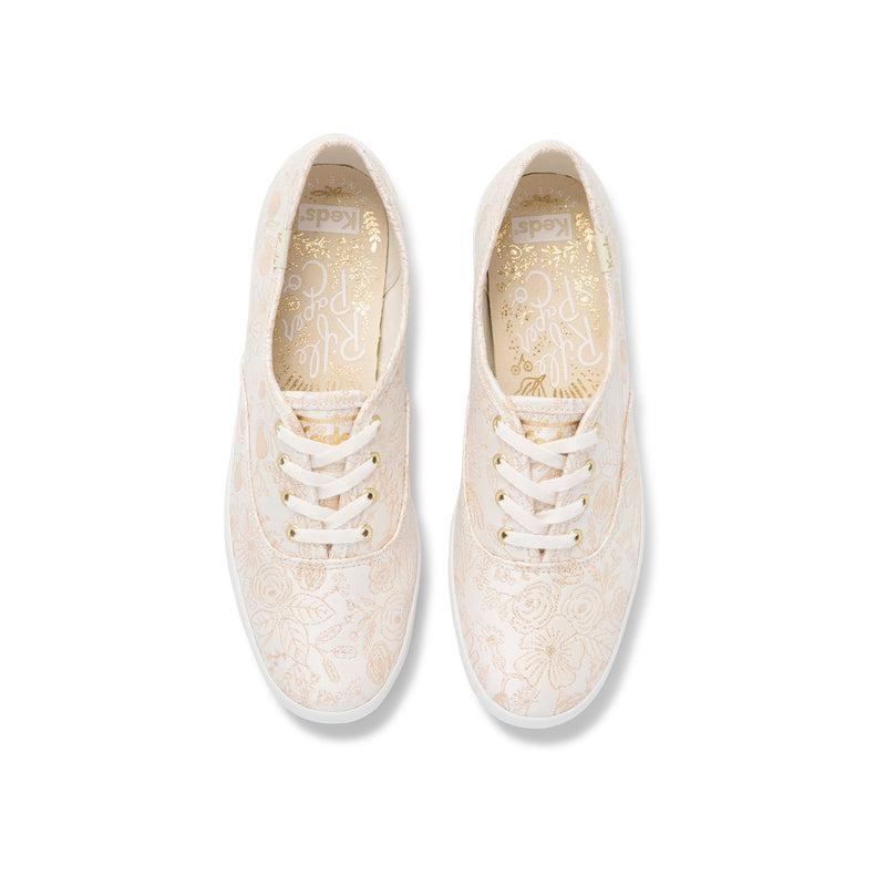 Keds x Rifle Paper Co. Champion Colette Jacquard Sneaker Prints Kadın Beyaz | HMFBU-2475