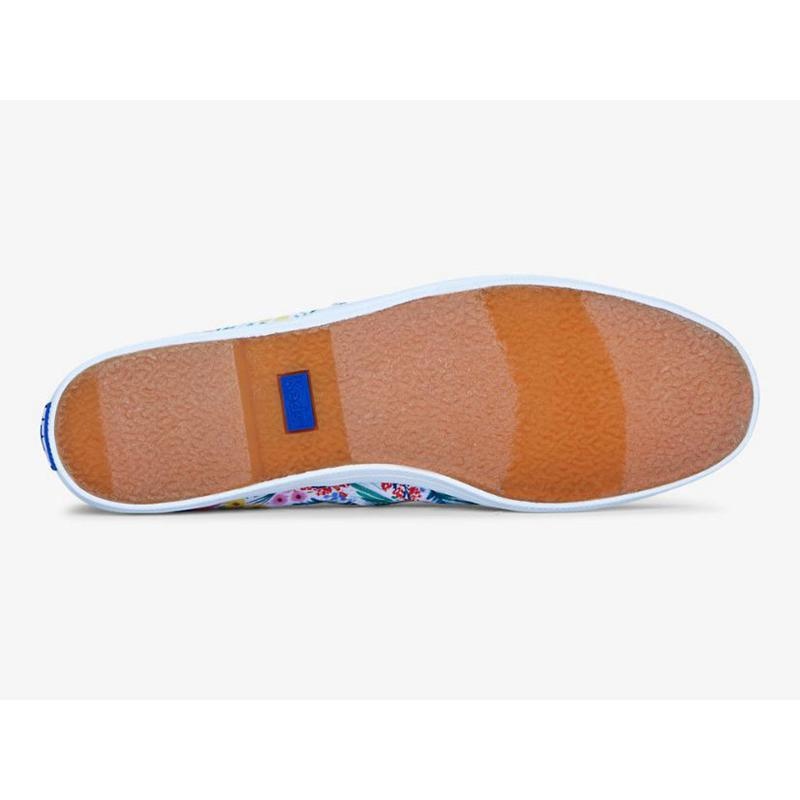 Keds x Rifle Paper Co. Chillax Lea Makosen Ayakkabı Kadın Beyaz Renkli | GVRBA-7915