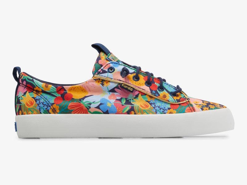 Keds x Rifle Paper Co. Kickback Prints Kadın Navy/Multicolor | BDAIO-6852