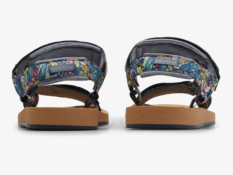 Keds x Rifle Paper Co. Trio Sandal Prints Kadın Lacivert | DJFNV-3075